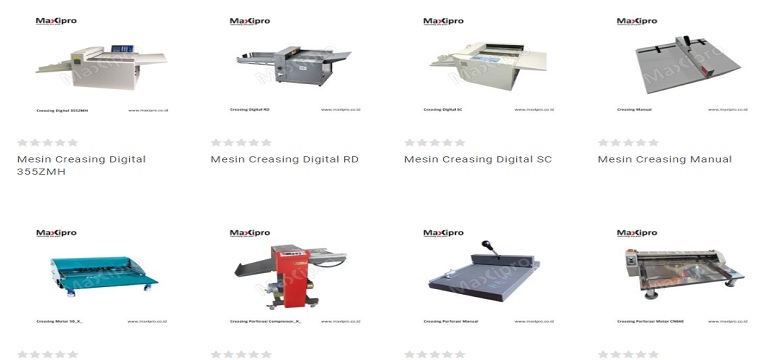 Jual Mesin Creasing Porforasi Manual dan Otomatis Termurah